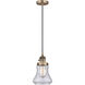Franklin Restoration Bellmont LED 6 inch Brushed Brass Mini Pendant Ceiling Light