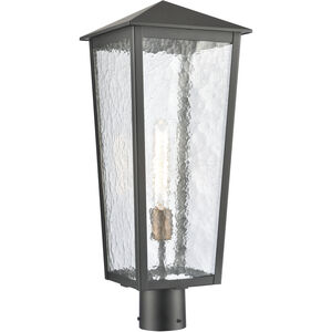 Marquis 1 Light 22.5 inch Matte Black and Chemical OZ Outdoor Post Light