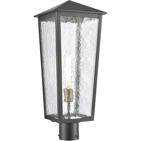 Marquis 1 Light 22.5 inch Matte Black with Chemical OZ Outdoor Post Light