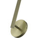 Monaco 1 Light 5.13 inch Antique Brass ADA Wall Sconce Wall Light
