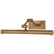 Isaac 10 watt 16 inch Patina Brass Picture Light Wall Light
