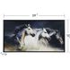Horses White Wall Art