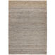 Ganges 130 X 94 inch Black/Natural Rug in 8 x 11