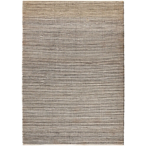 Ganges 36 X 24 inch Black/Natural Rug in 2 x 3