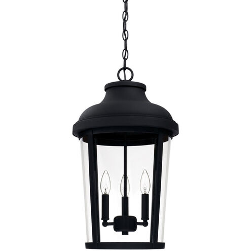 Dunbar 3 Light 13 inch Black Outdoor Hanging Lantern