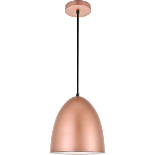 Circa 1 Light 9.5 inch Honey Gold Pendant Ceiling Light