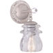Brierfield 1 Light 5 inch Pearl Silver Vanity Light Wall Light
