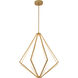 Canada LED 32 inch Gold LED Chandelier Ceiling Light