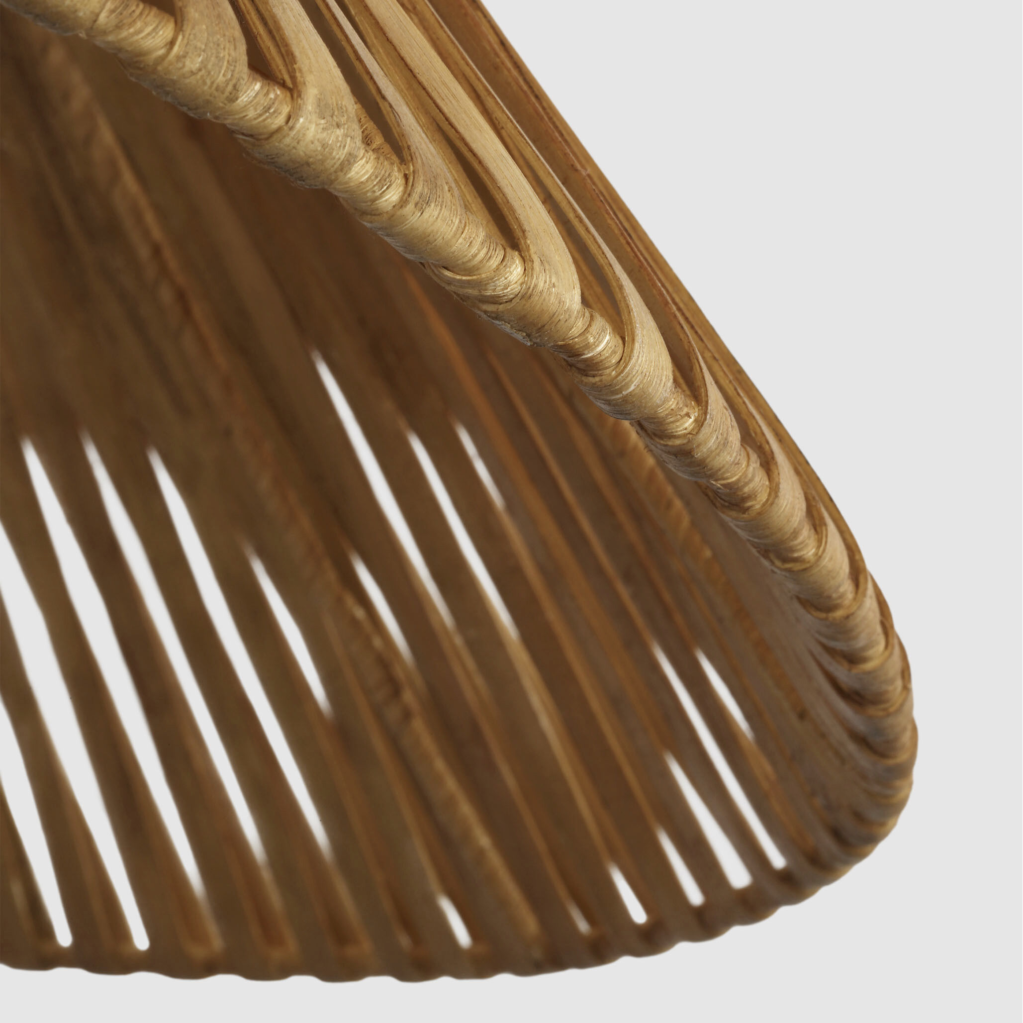 Marie Flanigan Corinne LED 36.25 inch Polished Nickel Wrapped Hanging Shade Ceiling Light, Extra Large