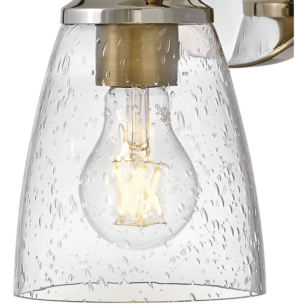 Easton 1 Light 6.25 inch Polished Nickel Bath Light Wall Light