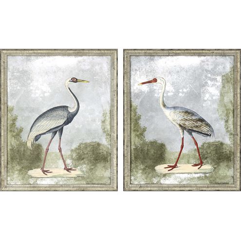 Animals Collection Blue Framed Art