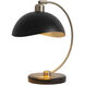 Luna Bella 15 inch 9 watt Weathered Brass Table Lamp Portable Light
