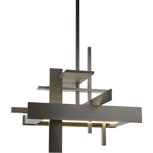 Planar LED 12.1 inch Dark Smoke Pendant Ceiling Light, Small