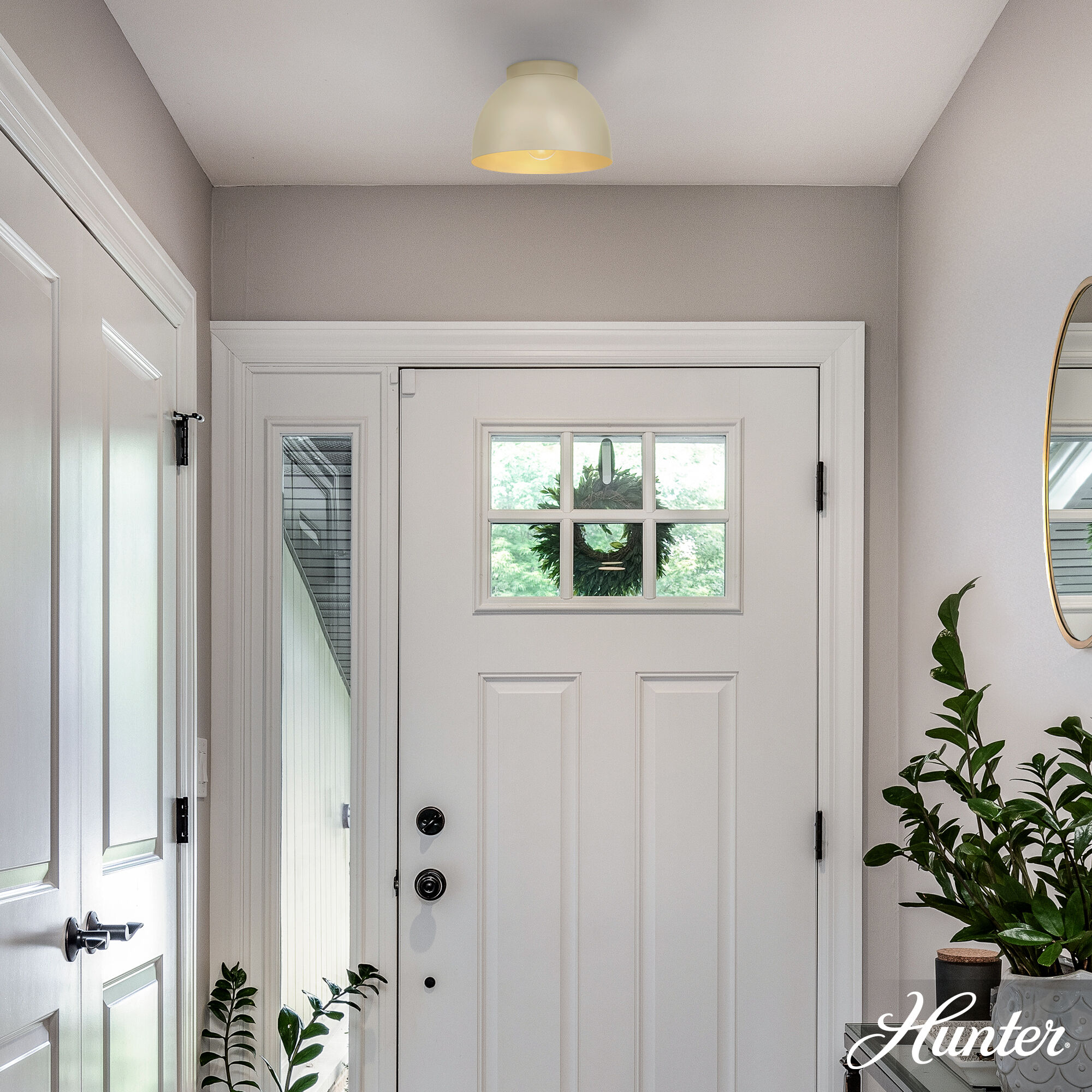 Erling 1 Light 10 inch Sandstone Flush Mount Ceiling Light, Medium