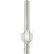 Acra 1 Light 5 inch Brushed Nickel ADA ADA Single Sconce Wall Light