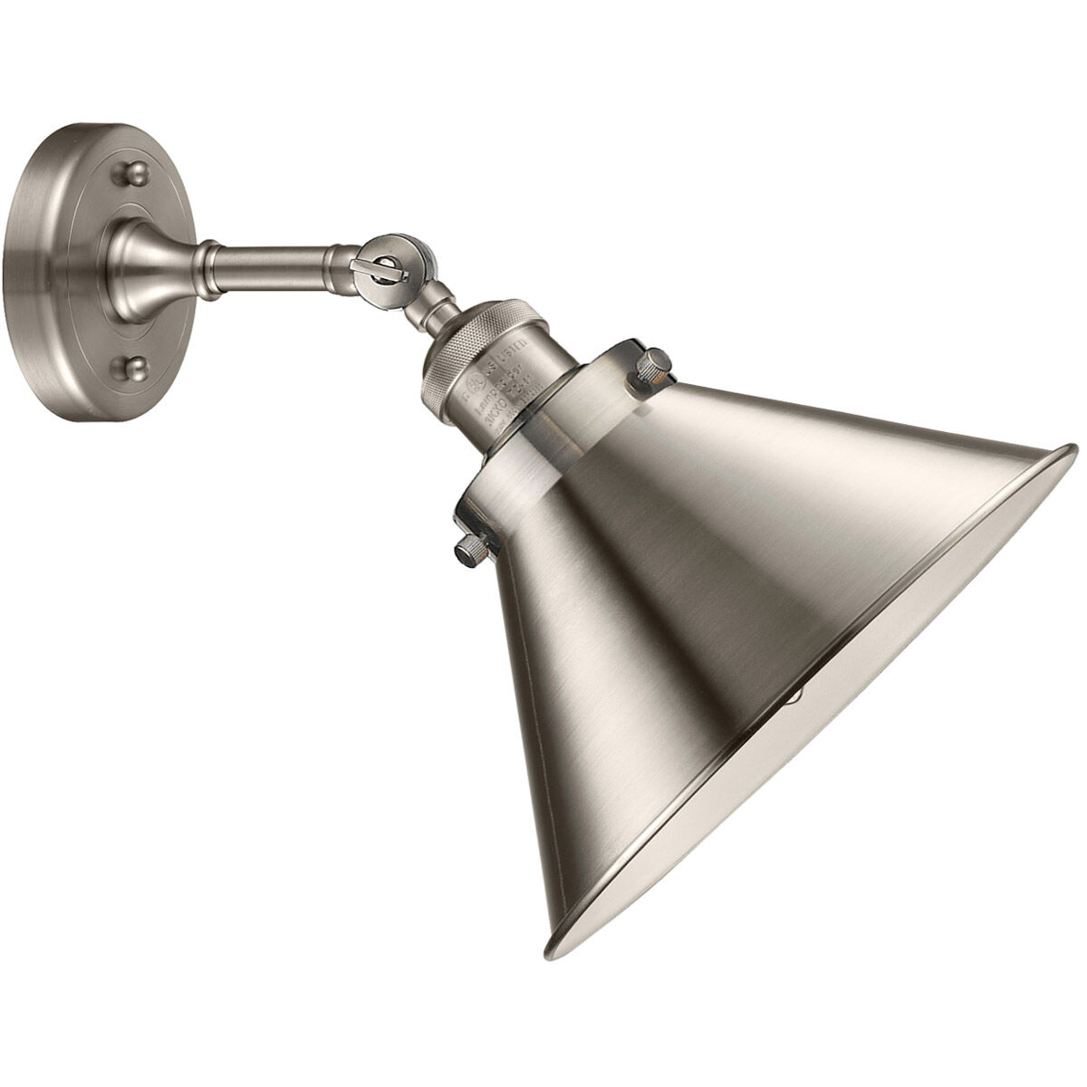 Franklin Restoration Briarcliff LED 10 inch Brushed Satin Nickel Sconce Wall Light, Franklin Restoration