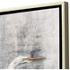 Glacier Heron Gray and Blue and White Canvas, Propac