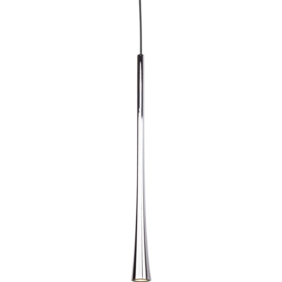 Taper Pendant Ceiling Light in Chrome