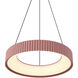 Wry Sashay 1 Light 19.75 inch Blush Pendant Ceiling Light