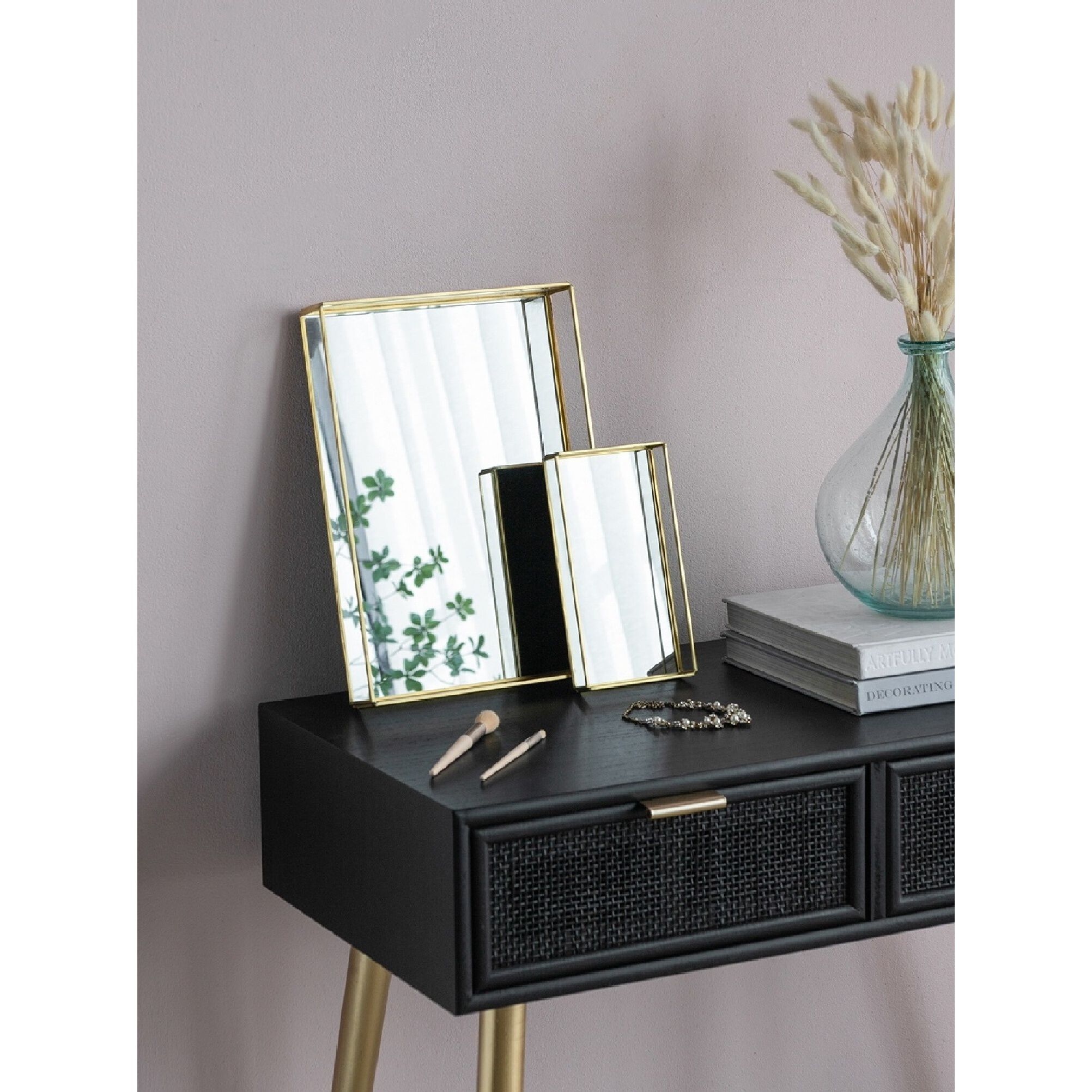 Anita Clear/Gold Tray