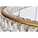 Monroe 3 Light 41 inch Gold Chandelier Ceiling Light