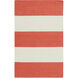 Frontier 36 X 24 inch Dark Red, Taupe Rug