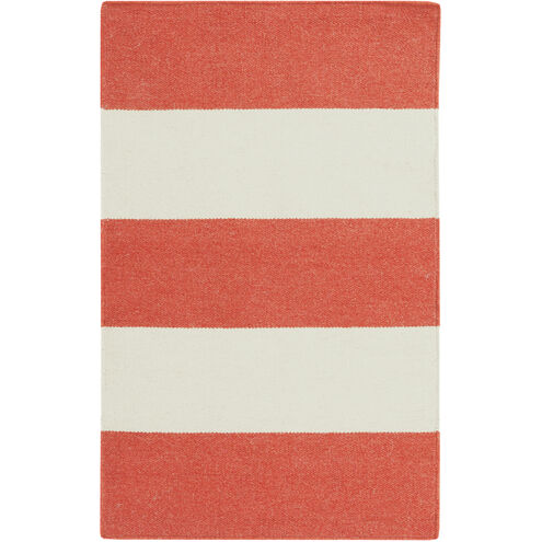 Frontier 36 X 24 inch Dark Red, Taupe Rug