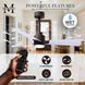 Atlas Alessandra-LK 56 inch Textured Bronze with Matte White Blades Indoor/Outdoor Ceiling Fan
