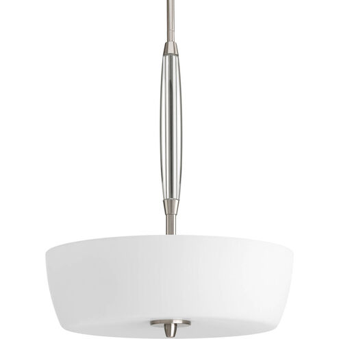 Divot 3 Light 15 inch Brushed Nickel Pendant Ceiling Light