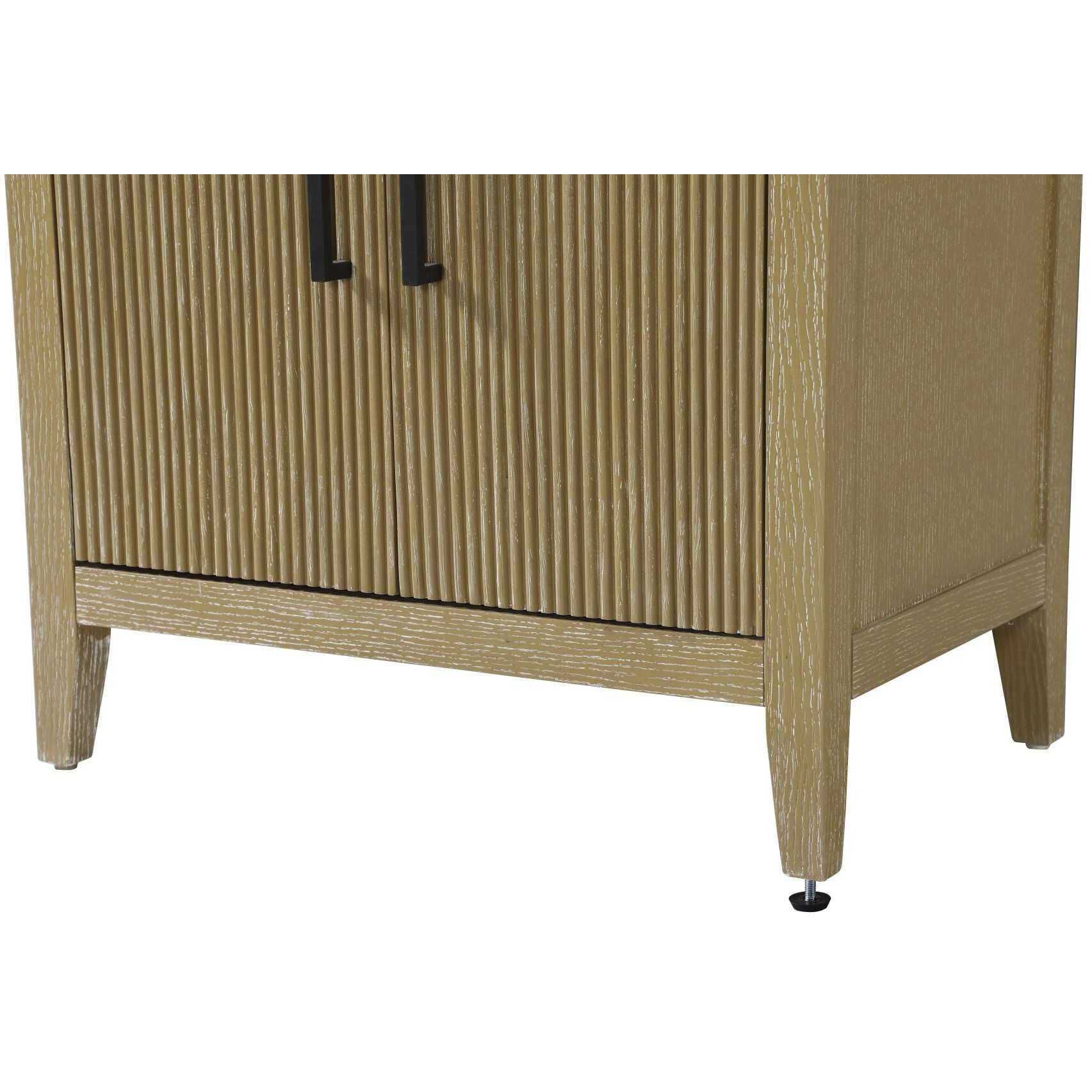 Blakely Linen Oak Bathroom Storage Cabinet