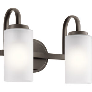 Kennewick 2 Light 13 inch Olde Bronze Wall Mt Bath 2 Arm Wall Light