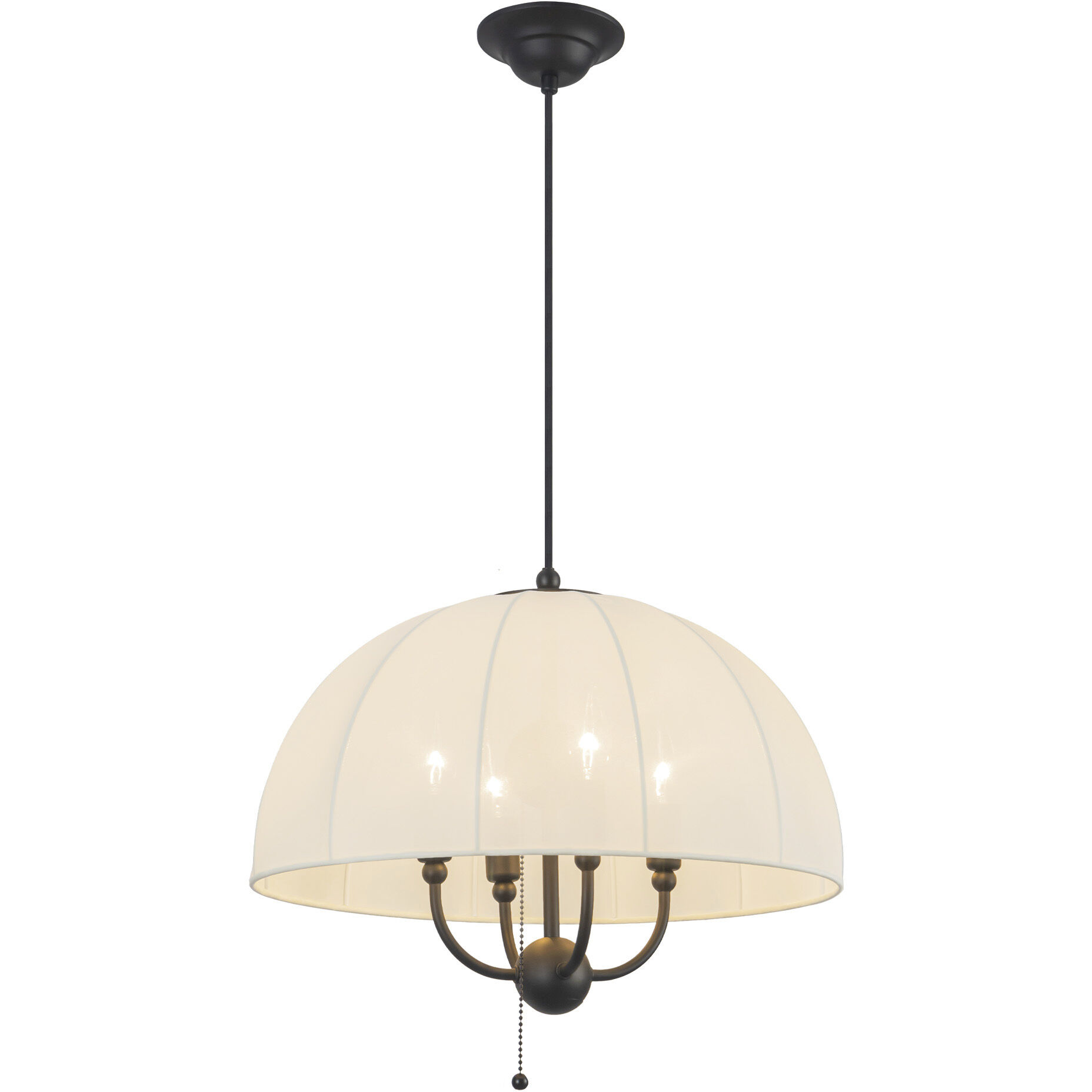 Alora Mood Crosby Pendant Ceiling Light in Matte Black
