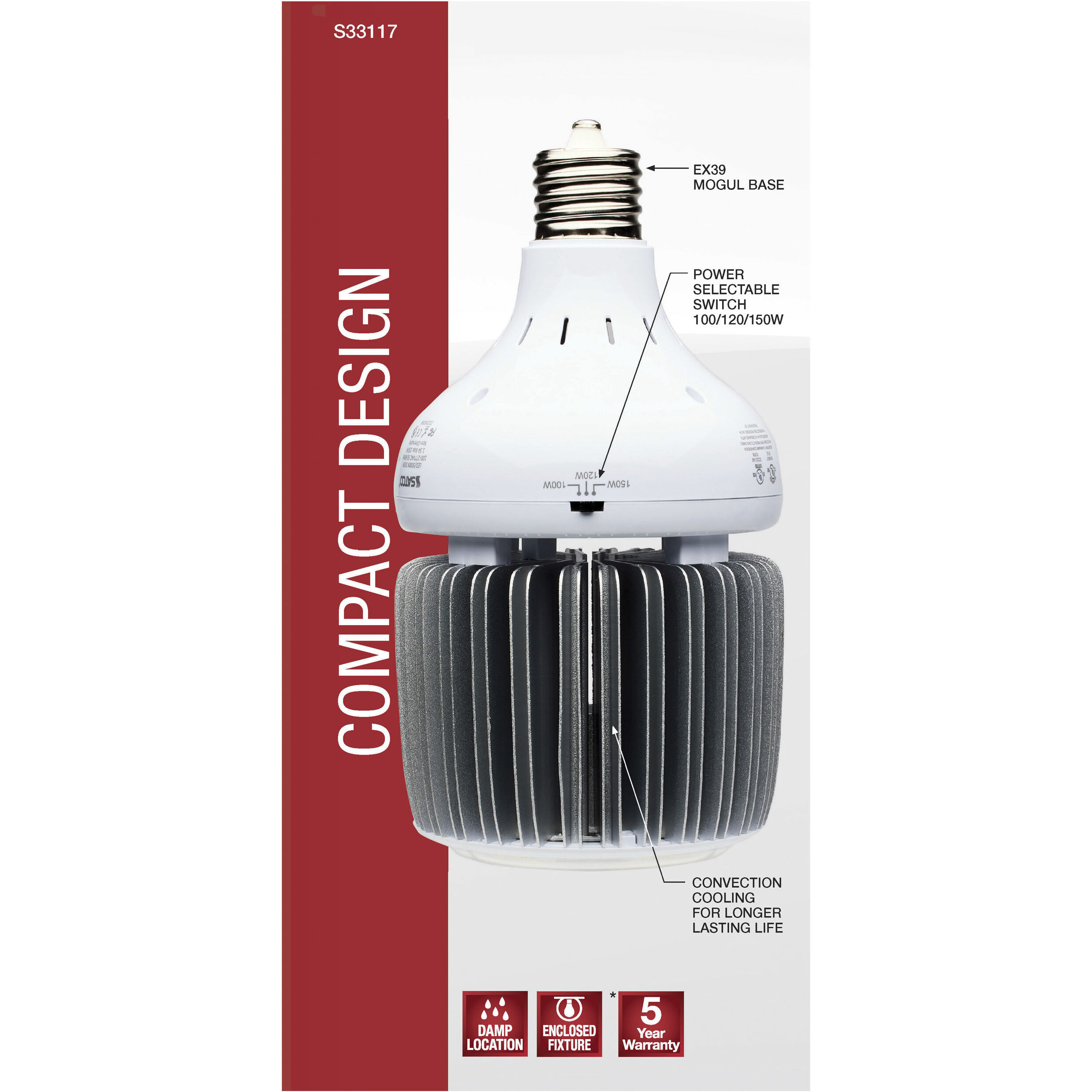 Hi-Pro LED LED Mogul Extended 5000K HID Replacements