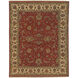 Danila 36 X 24 inch Burgandy / Tan / Dark Brown / Light Brown / Medium Brown Handmade Rug