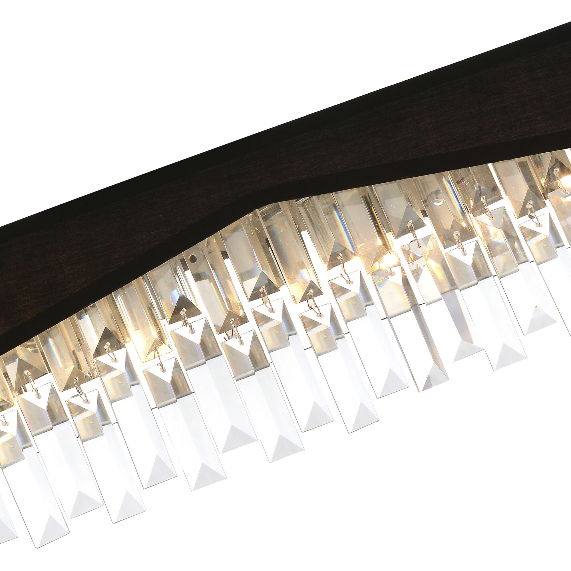 Havely 4 Light 5 inch Chrome Wall Light in Black