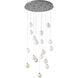 WHP Series 18 Light 32 inch Black Chandelier Ceiling Light