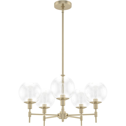 Xidane 5 Light 24 inch Alturas Gold Chandelier Ceiling Light