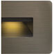 Luna 12v 3.80 watt Matte Bronze Landscape Step Light, Horizontal