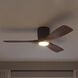 Volos 48 inch Satin Natural Bronze with Walnut Blades Ceiling Fan