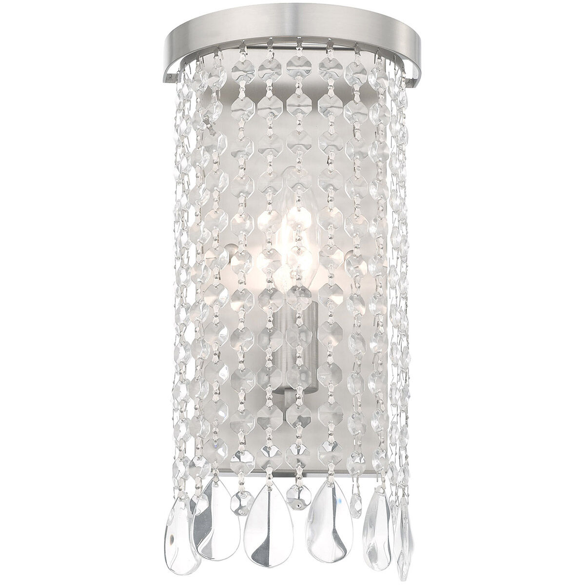 Elizabeth 1 Light 6 inch Brushed Nickel ADA ADA Wall Sconce Wall Light