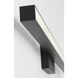 Marque LED 36 inch Midnight Black Vanity Light Wall Light