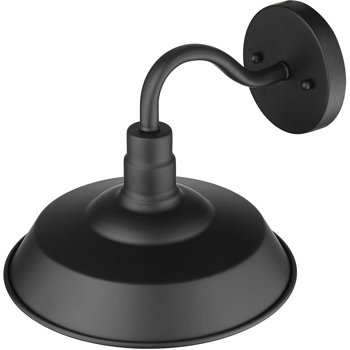 Burry 1 Light 11 inch Matte Black Exterior Wall Mount