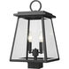 Broughton 2 Light 18.5 inch Black Outdoor Post Mount Fixture