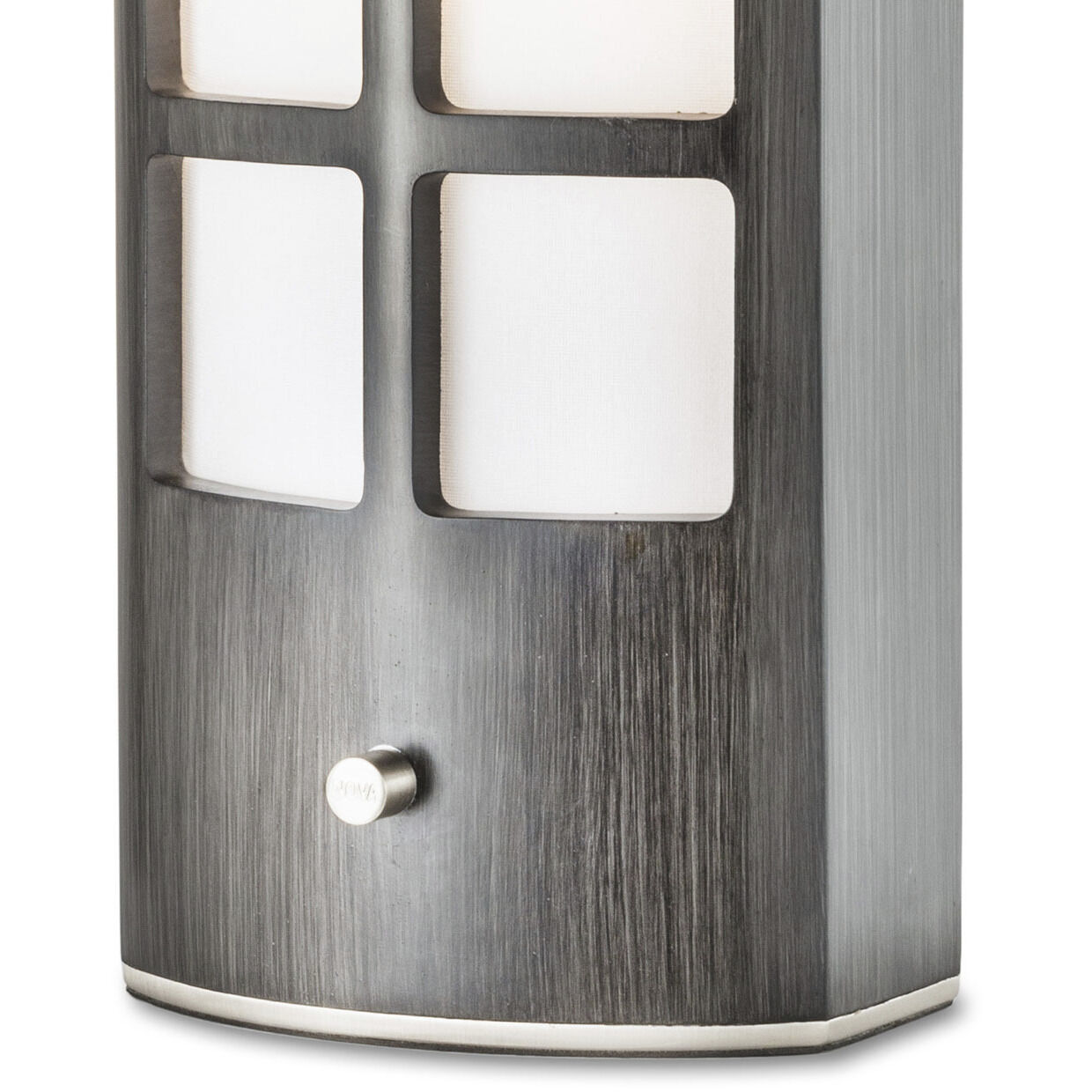 Ventana 20 inch 40 watt Charcoal Gray and Brushed Nickel Table Lamp Portable Light