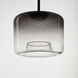 Bombona LED 12 inch Black Single Pendant Ceiling Light