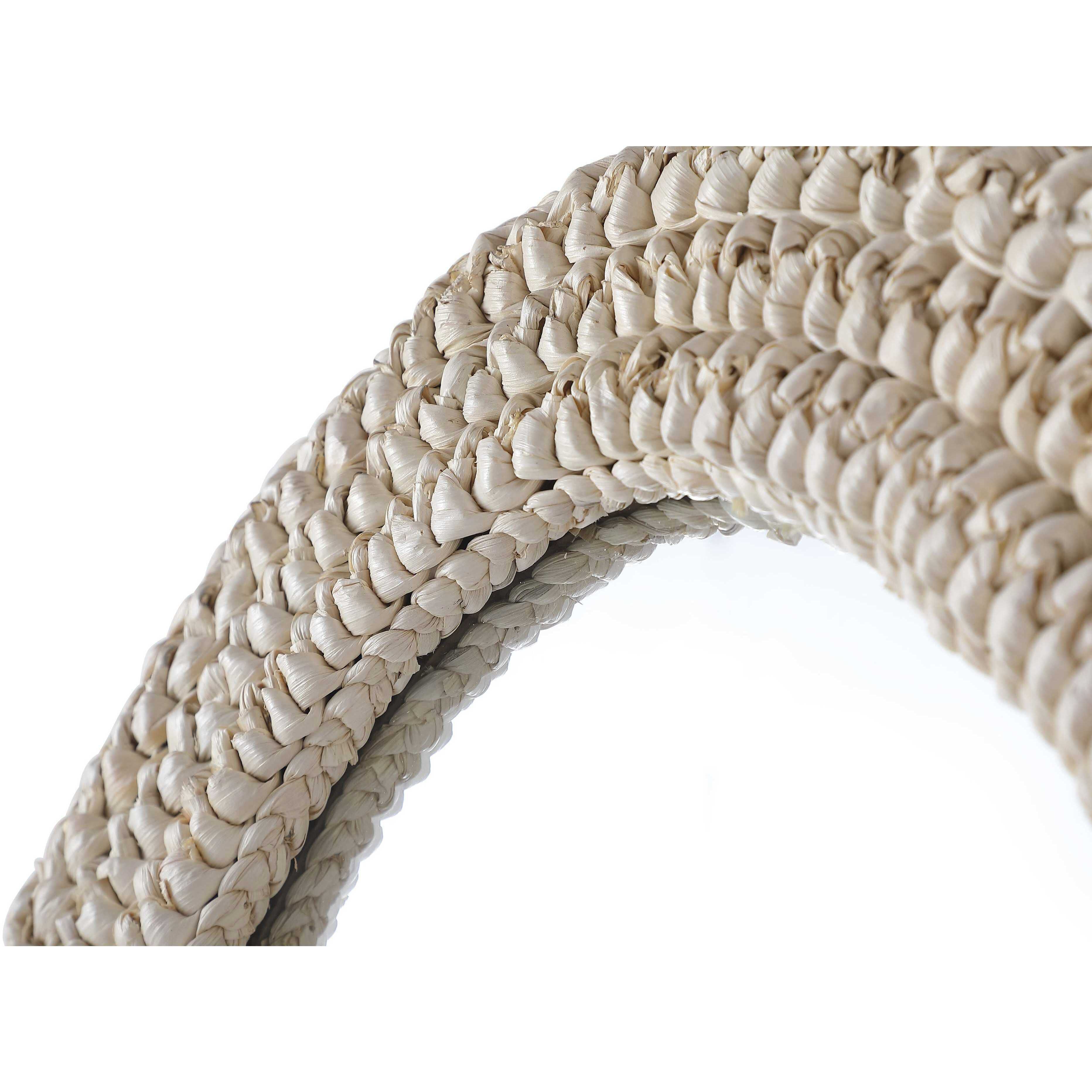 Marlowe 42 X 24 inch Linen White Mirror