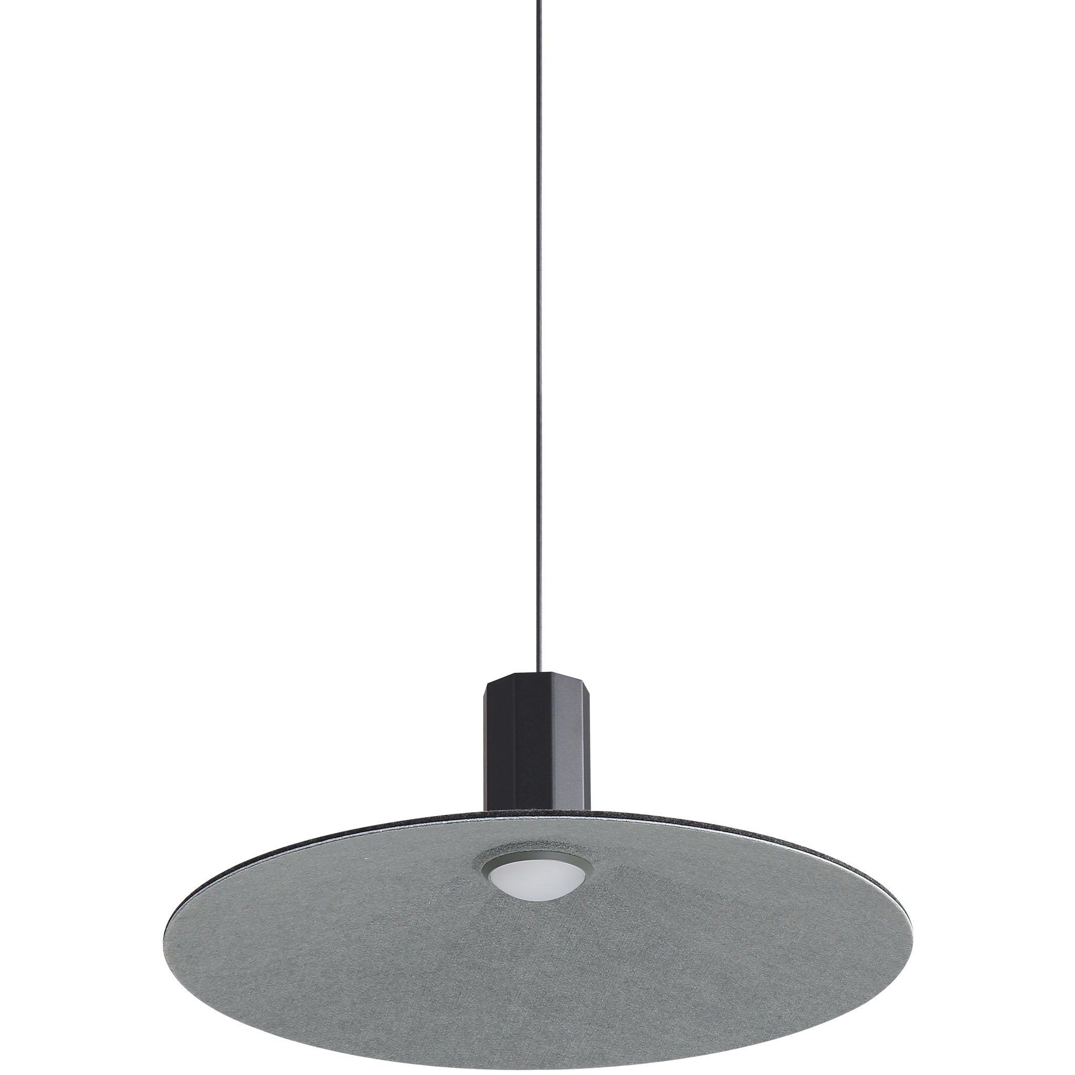 Faroe Pendant Ceiling Light in Flecked Black/Grey