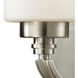 Dawson 1 Light 6 inch Brushed Nickel Vanity Light Wall Light in Incandescent