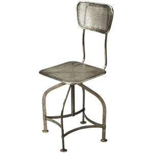 Industrial Chic Pershing Industrial Chic Metalworks Accent Chair