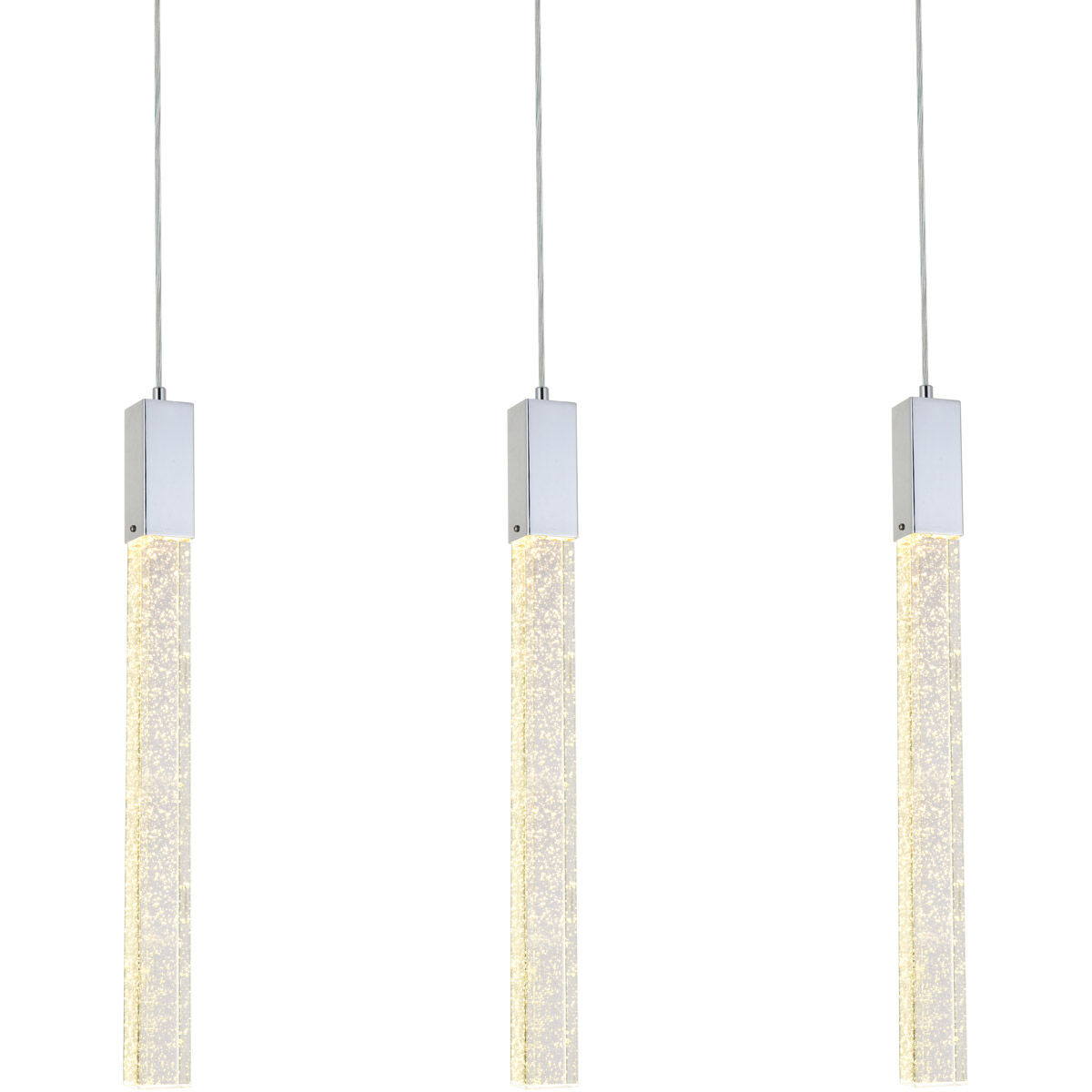 Weston 3 Light 32 inch Chrome Pendant Ceiling Light